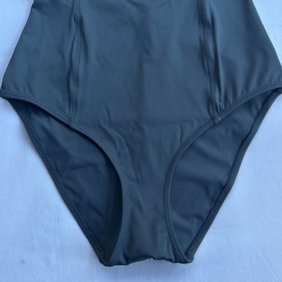 SKIMS Shaping Swim Tank One Piece in Gunmetal Size Medium - Picture 5 of 10